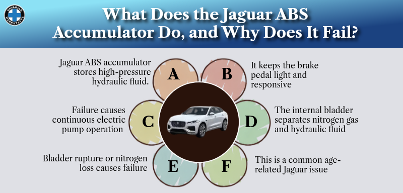 What Does the Jaguar ABS Accumulator Do, and Why Does It Fail