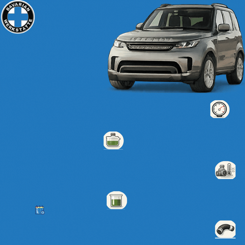 How does Bavarian Werkstatte diagnose and prevent Land Rover cooling failures